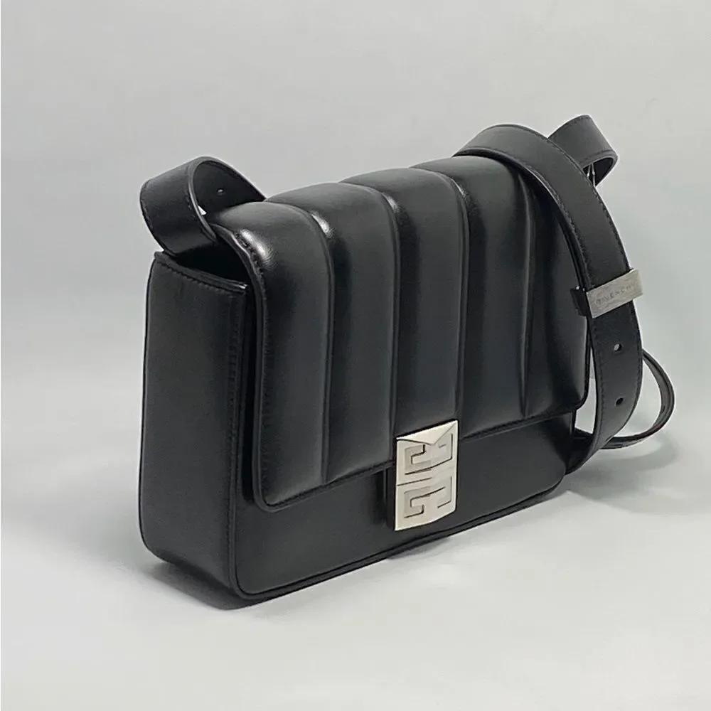 Givenchy Medium 4G Quilted Crossbody Bag in Lambskin Leather